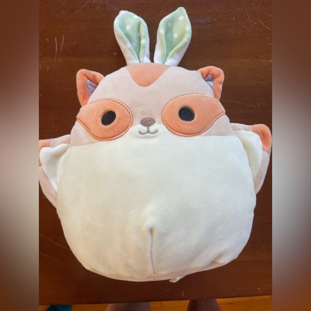 Squishmallow raccoon fox 8” squishy and cuddly
